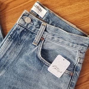 AGOLDE BALLON ULTRA HIGH RISE CURVED TAPERED JEANS